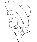Wild West kleurplaat 25